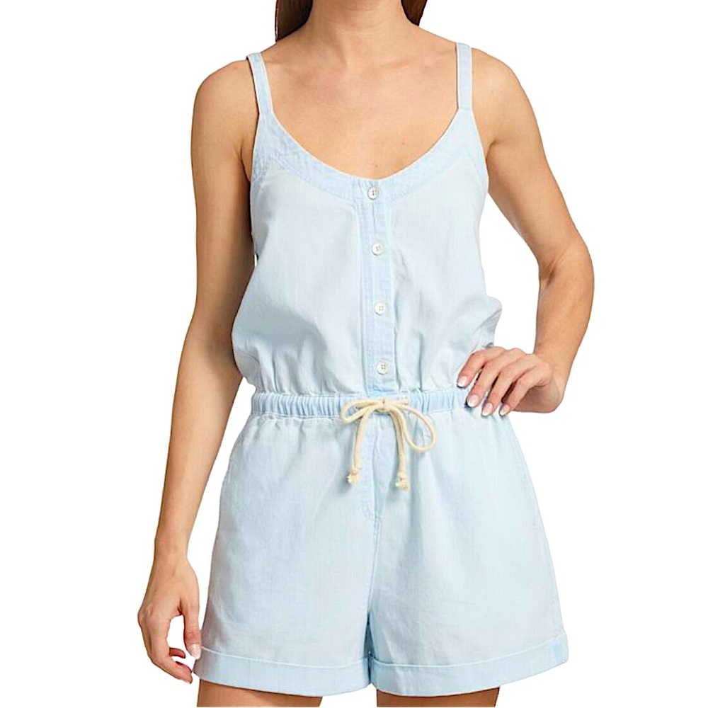 Splendid Denim Kit Romper XS